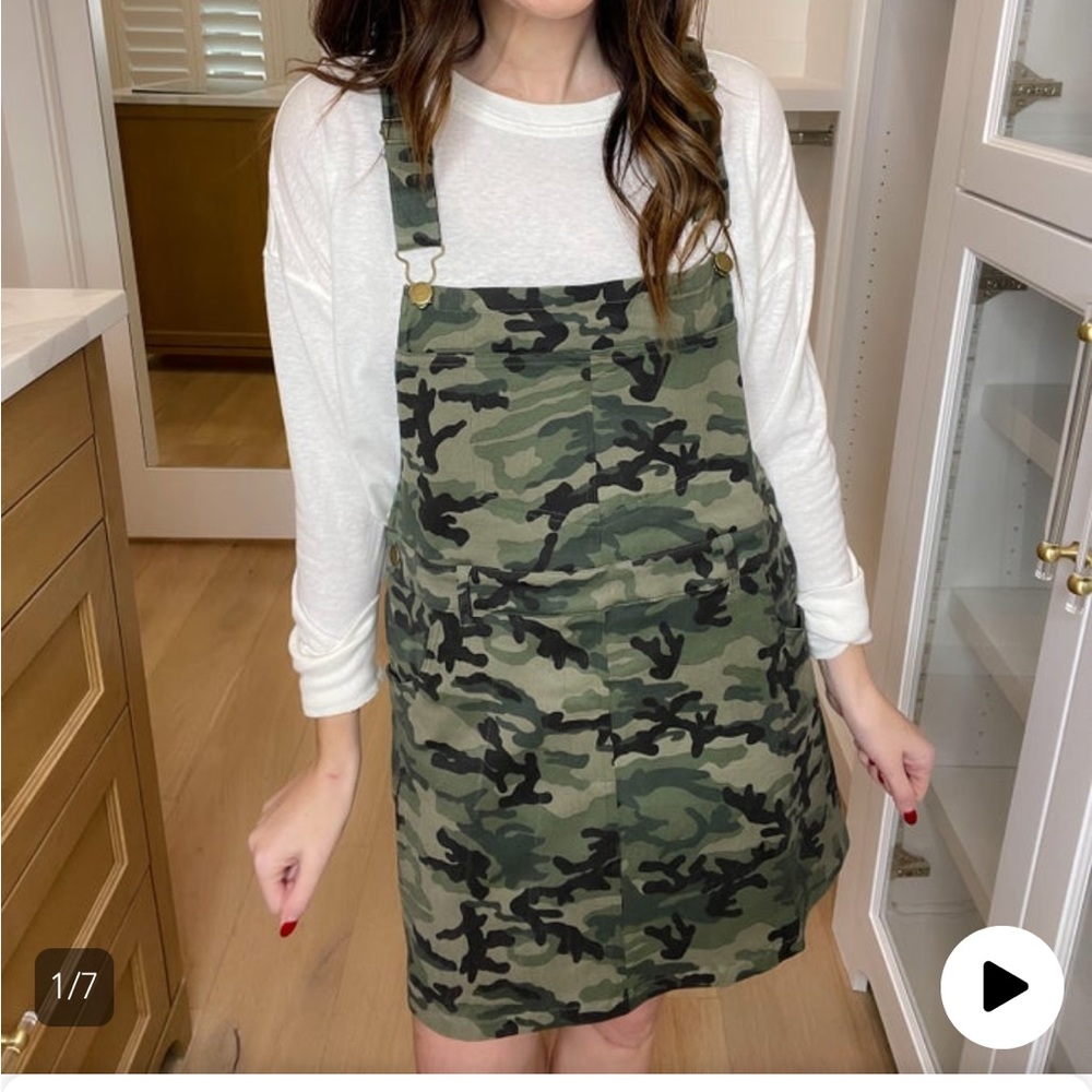 Small Camo Overall Dress